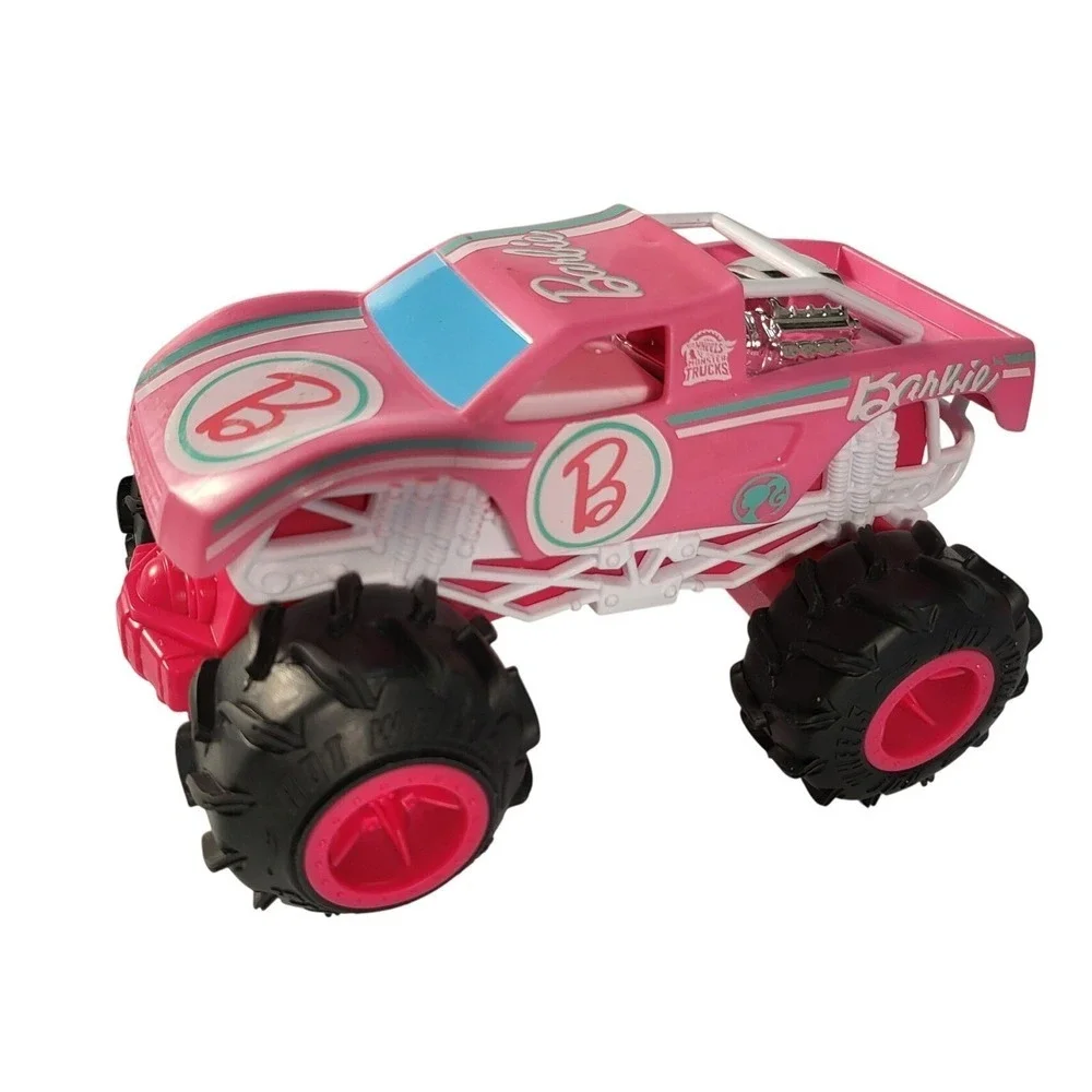 Barbie Monster Truck Toy Car Pink Racing Vehicle Collectible